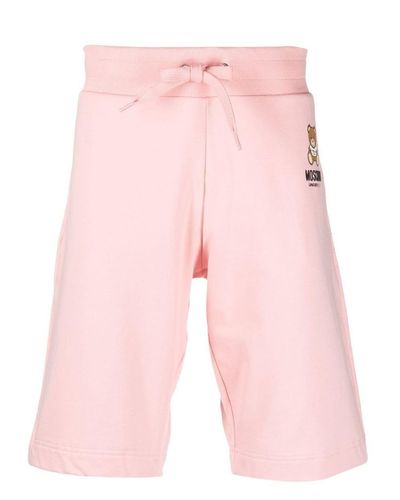 Pink Moschino Shorts for Men | Lyst