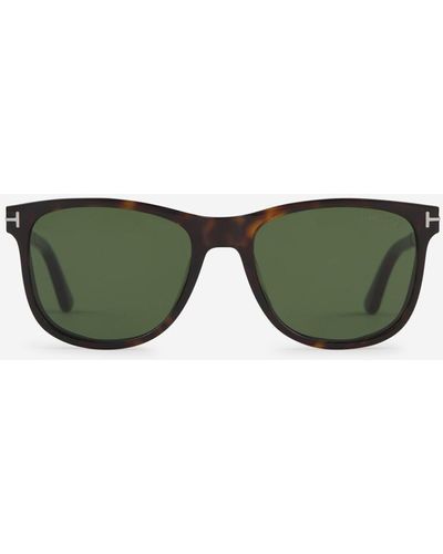 Tom Ford Sinatra Rectangular Sunglasses - Green