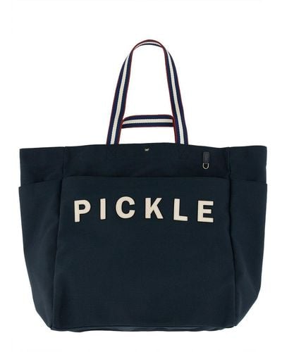 Anya Hindmarch Hand Bag "Pickle" - Blue