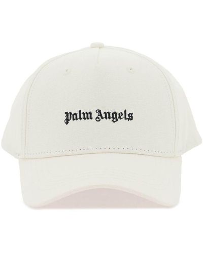 Palm Angels Classic Logo Baseball Cap - White