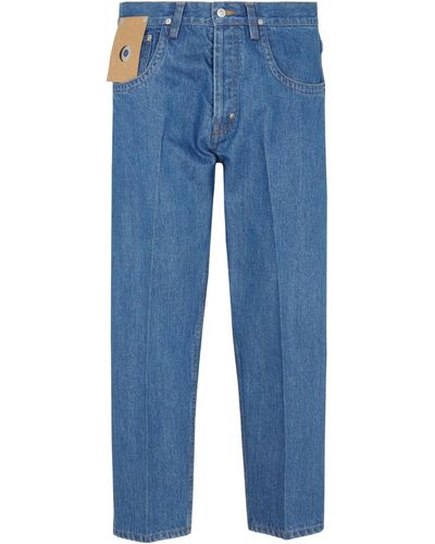 Craig Green Fluffy Hole Jeans - Blue