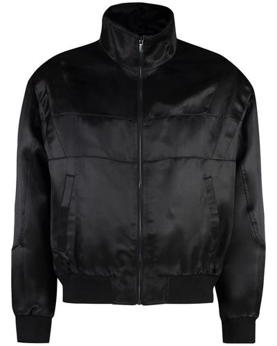 Saint Laurent Teddy Full Zip Jacket - Black