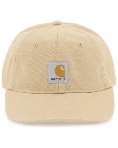 Carhartt Icon Baseball Cap With Patch Logo - Natural