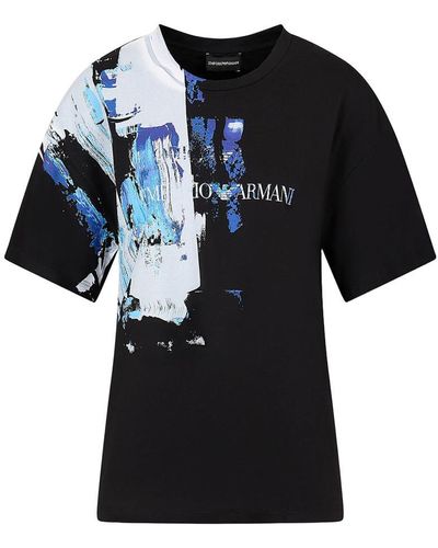 Emporio Armani T-Shirts And Polos - Black
