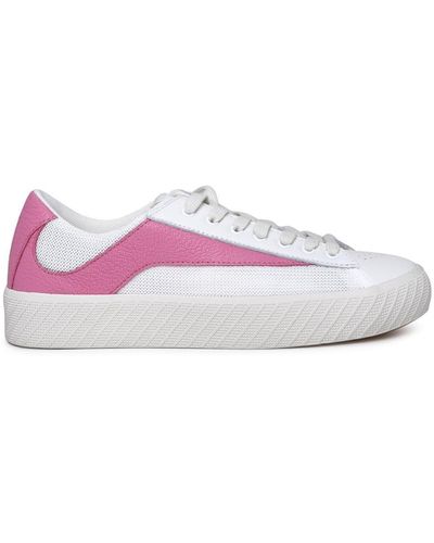 BY FAR White And Pink Fabric Rodina Sneakers