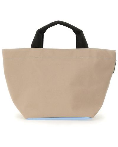 Herve Chapelier Medium Shopping Bag - Natural