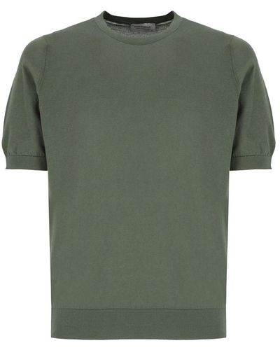 John Smedley T-Shirts And Polos - Green