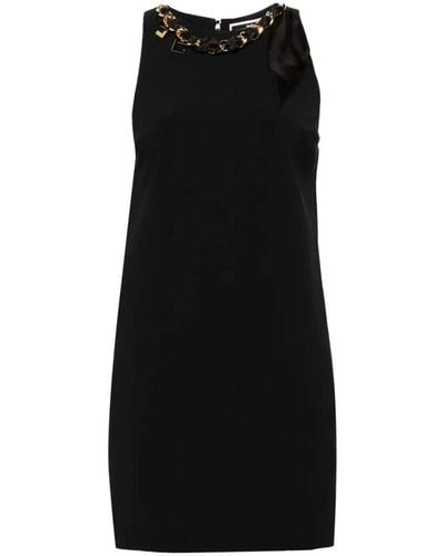 Elisabetta Franchi Dress With Chain - Black