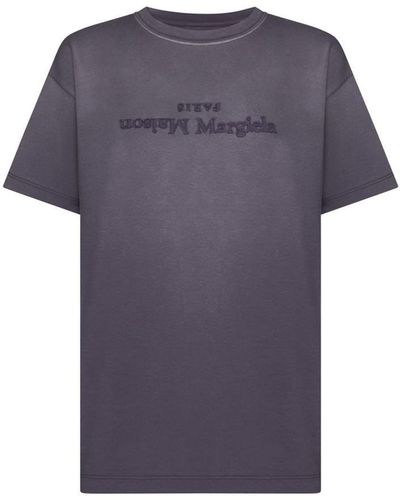 Maison Margiela T-shirts And Polos - Blue