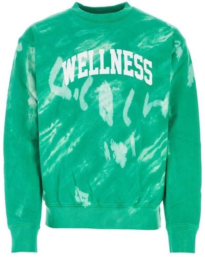 Sporty & Rich Sweatshirt With Logo - Green