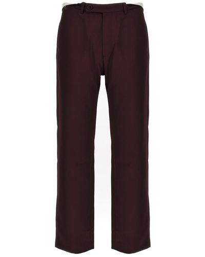 Martine Rose Rolled Waistband Tailored Pants