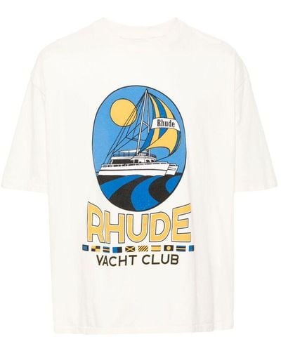 Rhude T-shirts - Blue