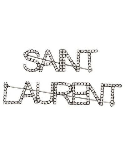 Saint Laurent Brooches & Pins - Metallic