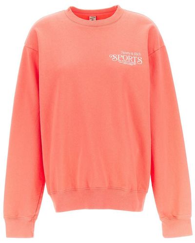 Sporty & Rich Sports Sweatshirt - Pink