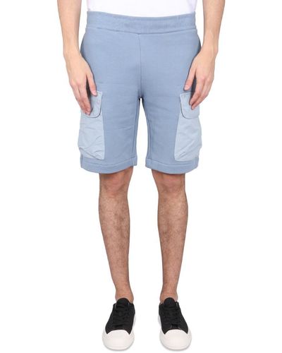 PS by Paul Smith Cotton Bermuda Shorts - Blue