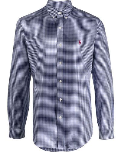Polo Ralph Lauren Shirt With Embroidered Logo - Blue