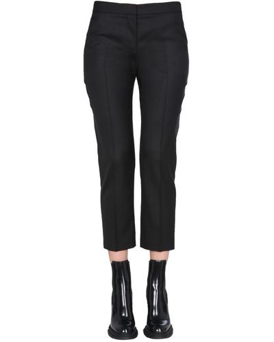 Alexander McQueen Cropped Trousers - Black
