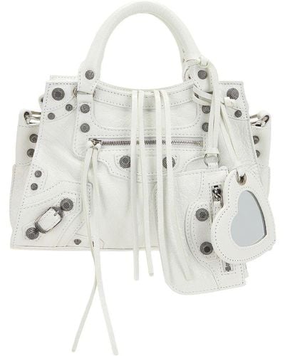 Balenciaga Shopping Bags - White