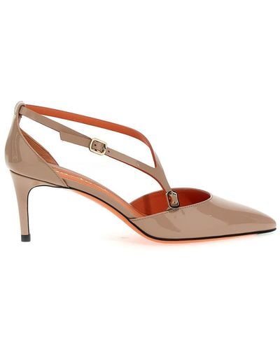 Santoni 'haris' Court Shoes - Brown