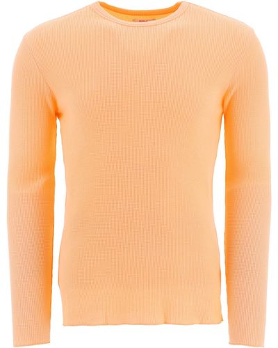 ERL Openwork T-shirt - Orange