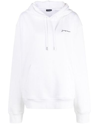 Jacquemus Sweatshirt Le Sweatshirt Brode Clothing - White