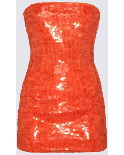 LAQUAN SMITH Orange Viscose Blend Dress