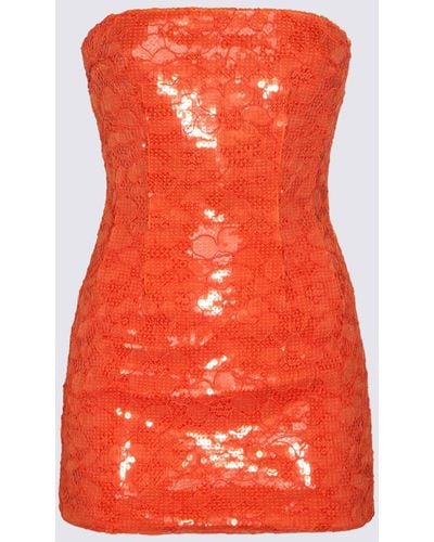 LAQUAN SMITH Orange Viscose Blend Dress
