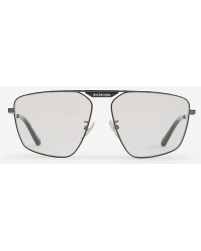 Balenciaga Aviator Sunglasses - Gray