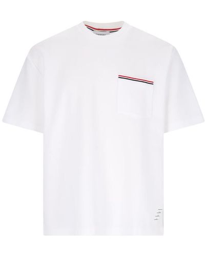 Thom Browne Oversized T-shirt - White