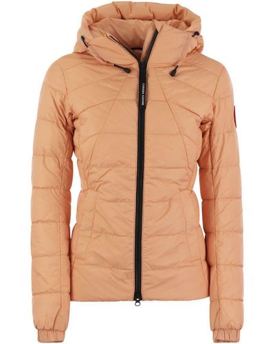 Canada Goose Abbott - Hooded Down Jacket - Brown