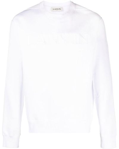 Lanvin Sweat Shirt Emb Clothing - White