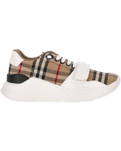 Burberry Vintage Check Trainer - White