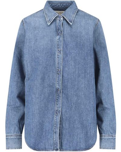 Nili Lotan Denim Shirt - Blue