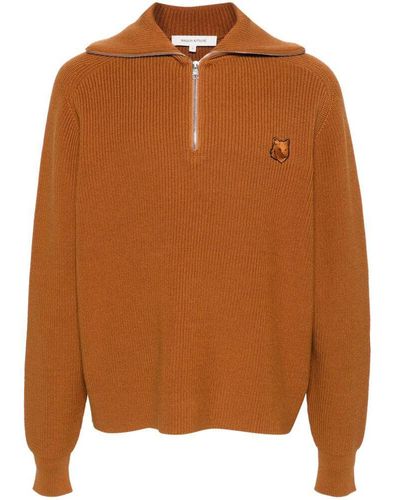 Maison Kitsuné Sweaters - Brown