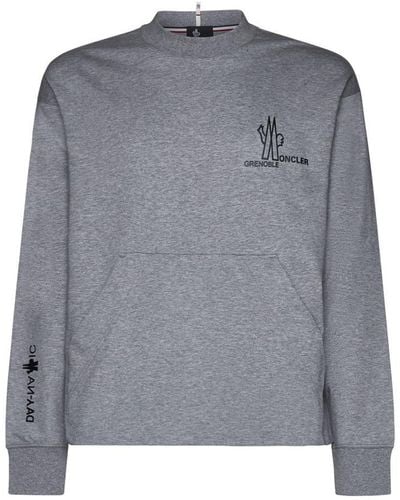 3 MONCLER GRENOBLE Sweaters - Grey