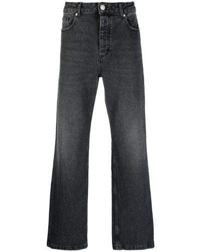 Ami Paris Mid-rise Straight-leg Jeans - Blue