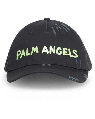 Palm Angels Seasonal Logo Cap Accessories - Black