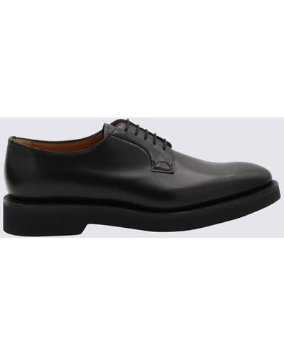 Church's Black Leather Shannon Lace Up Shoes