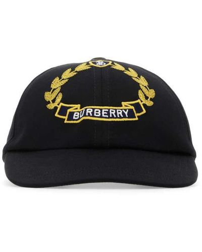 Burberry Cotton Baseball Cap - Black