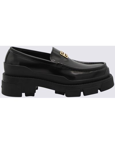 Givenchy Black Leather Terra Loafers