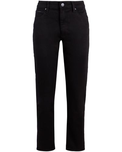 Calvin Klein 5-pocket Straight-leg Jeans - Black