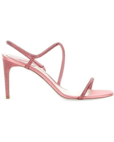 Rene Caovilla Irina 80mm Sandals - Pink