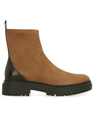 Michael Kors Eco-suede Ankle Boots - Brown