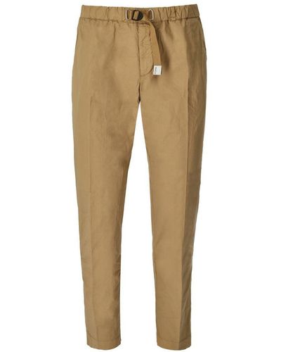 White Sand Greg Beige Chino Trousers - Natural