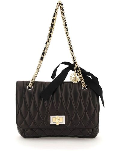 Lanvin Quilted Lambskin Small Happy Bag - Black