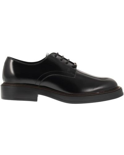 Tod's Leather Lace-up - Black