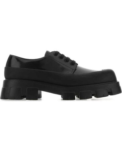 Prada Scarpe Stringate - Black