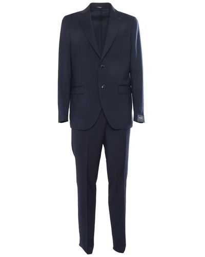 BRERAS Milano Single-breasted Suit - Blue