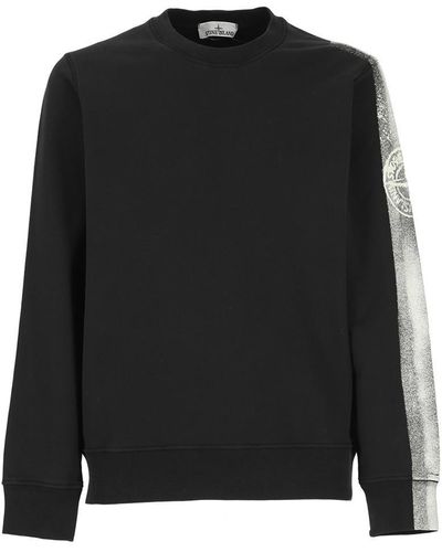 Stone Island Sweaters Black