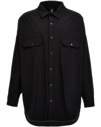 Thom Krom Tech Fabric Shirt - Black